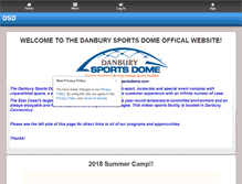 Tablet Screenshot of danburysportsdome.com